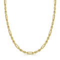14K yellow gold rope chain with 3.00 mm twisted link pattern