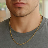 14k Yellow Gold Figa Rope Chain (3.00 mm) thumbnail 2