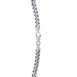Sterling Silver Gunmetal Finish Miami Cuban Link Chain (7.00 mm) thumbnail 3