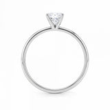 1 Carat Radiant Lab Grown IGI G/VS1 Diamond Solitaire Ring in 10K White Gold thumbnail 4