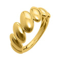10K yellow gold San Marco woven link ring with no stones