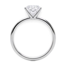 2 Carat Round Lab Grown IGI G/VS1 Diamond Solitaire Ring in Sterling Silver