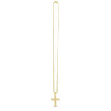 14K Yellow Gold Polished Cross Pendant thumbnail 3