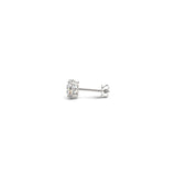 1/2 cttw Lab Grown Round Diamond Stud Earrings 14k White Gold (G/VS2) thumbnail 2