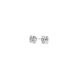 1/2 cttw Lab Grown Round Diamond Stud Earrings 14k White Gold (G/VS2) thumbnail 3