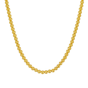 14k Yellow Gold Bead Chain (6mm)