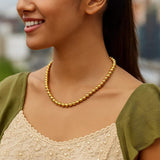 14k Yellow Gold Bead Chain (6mm) thumbnail 5