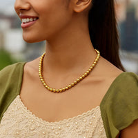 14k Yellow Gold Bead Chain (6mm)