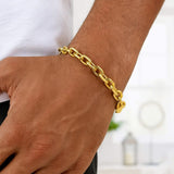 14k Yellow Gold French Cable Chain Bracelet  (6.10 mm) thumbnail 4