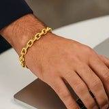 14k Yellow Gold French Cable Chain Bracelet  (6.10 mm) thumbnail 5