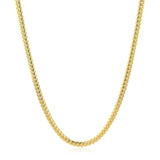 10k Yellow Gold Classic Solid Miami Cuban Chain (2.60 mm) thumbnail 2