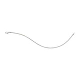 14K White Gold Diamond Cut Sparkle Spring Bracelet (1.70 mm) thumbnail 3