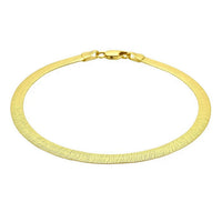 14k Yellow Gold Super Flex Herringbone Bracelet (3.80 mm)