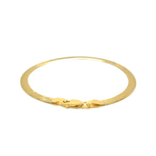 Load image into Gallery viewer, 14k Yellow Gold Super Flex Herringbone Bracelet (3.80 mm)