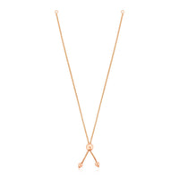 14k Rose Gold Adjustable Friendship Bracelet Chain with Ball Slide