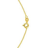 14K Yellow Gold Emerald Cut Amethyst Necklace