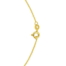 14K Yellow Gold Emerald Cut Amethyst Necklace