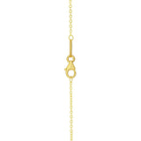 Double Cross Drop Necklace in 14K Yellow Gold thumbnail 4