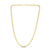 Moon Cut Bead Chain in 14k Yellow Gold (4.00 mm) thumbnail 2