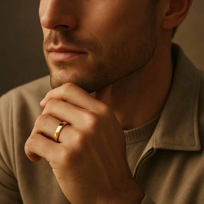 14k Yellow Gold Comfort Fit Wedding Band(5.00 mm)