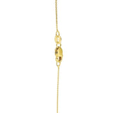 14k Yellow Gold Round North Star Locket Necklace thumbnail 4