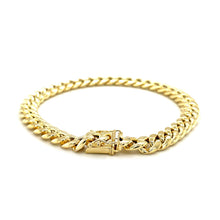 Load image into Gallery viewer, 14k Yellow Gold Semi Solid Miami Cuban Bracelet (7.20 mm)