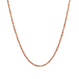 1.50 mm 14K Rose Gold Sparkle Chain thumbnail 2