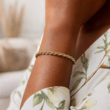Lite Rope Chain Bracelet in 10k Yellow Gold  (3.20 mm) thumbnail 2