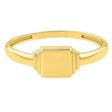 Mini Signet Ring in 14K Yellow Gold (2.00 mm) thumbnail 2
