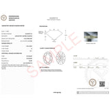 1 Carat Oval Lab Grown IGI G/VS1 Diamond Solitaire Ring in 10K Yellow Gold thumbnail 6