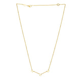 10K Yellow Gold Polished Mom Necklace thumbnail 2