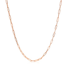 Load image into Gallery viewer, 14k Rose Gold Adjustable Paperclip Chain (1.50 mm)