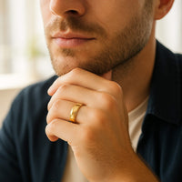 14k Yellow Gold Comfort Fit Wedding Band (6.00 mm)