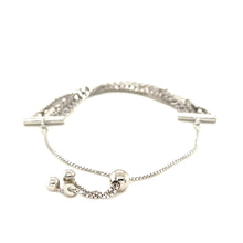 Load image into Gallery viewer, Adjustable Multi Chain Bracelet in Sterling Silver (15.00 mm)