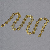 14k Yellow Gold Puffed Mariner Link Chain (9.00 mm) thumbnail 5