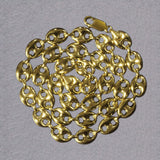 14k Yellow Gold Puffed Mariner Link Chain (9.00 mm) thumbnail 6