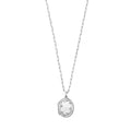 Sterling silver rhodium plated oval vine locket necklace pendant
