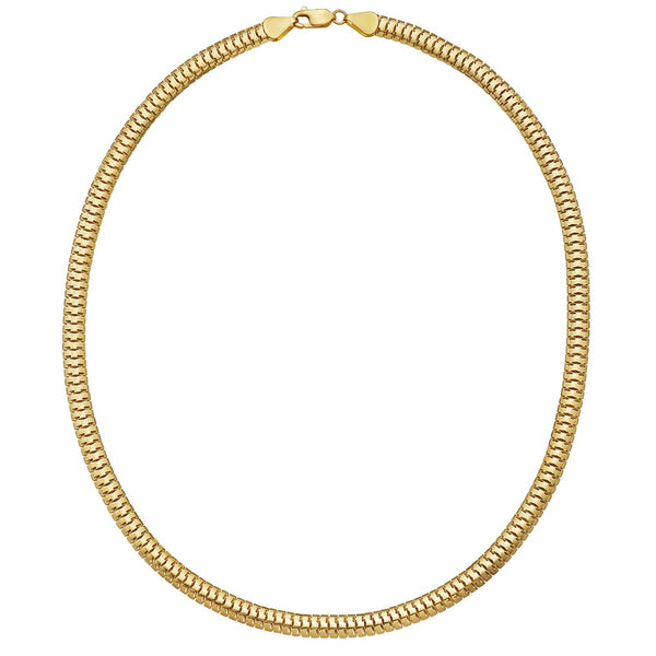 14K Yellow Gold Lite Oval Snake Chain (5.70 mm)