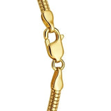 14K Yellow Gold Lite Oval Snake Chain (5.70 mm) thumbnail 4