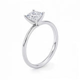 1 Carat Princess Lab Grown IGI G/VS1 Diamond Solitaire Ring in 10K White Gold thumbnail 2