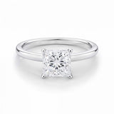 1 Carat Princess Lab Grown IGI G/VS1 Diamond Solitaire Ring in 10K White Gold thumbnail 3