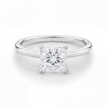 1 Carat Princess Lab Grown IGI G/VS1 Diamond Solitaire Ring in 10K White Gold