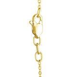 Textured Saturn Bead Necklace in 14K Yellow Gold thumbnail 3
