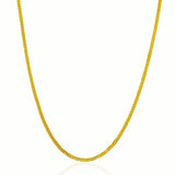 18k Yellow Gold Gourmette Chain (2.20 mm) thumbnail 2