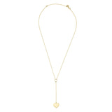 Lariat Heart Necklace in 10K Yellow Gold thumbnail 3