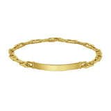 14K Yellow Gold Mariner ID Bracelet thumbnail 2