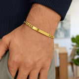 14K Yellow Gold Mariner ID Bracelet thumbnail 3