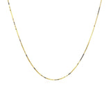 10k Yellow Gold Classic Box Chain (0.45 mm) thumbnail 2