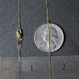 10k Yellow Gold Classic Box Chain (0.45 mm) thumbnail 7