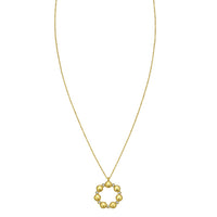 14K Yellow Gold Diamond Cut Cable Chain Necklace